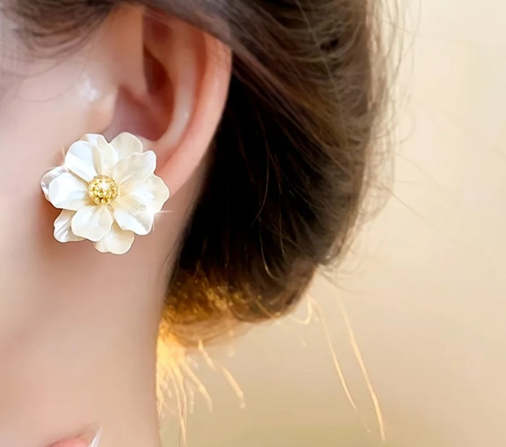 Flower earrings