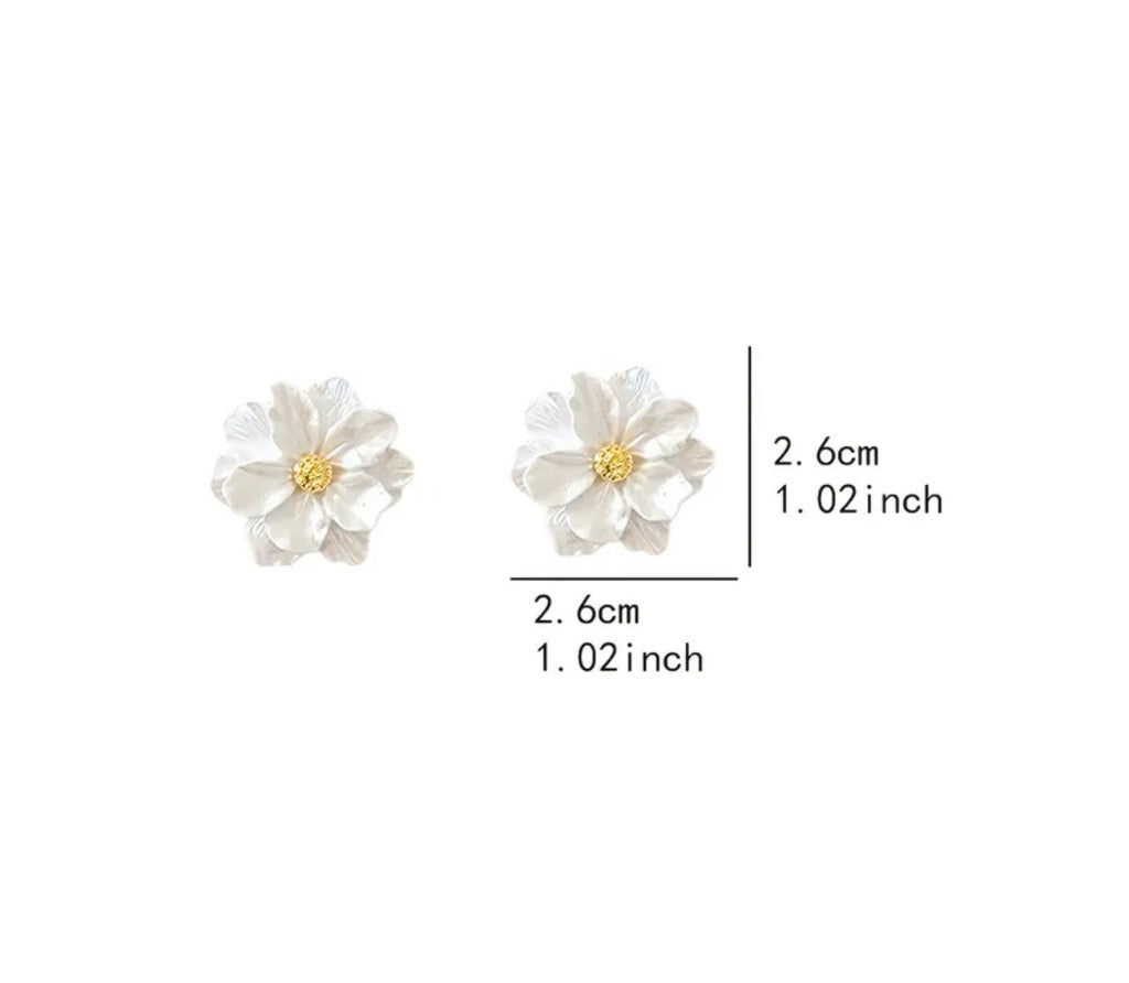 Flower earrings