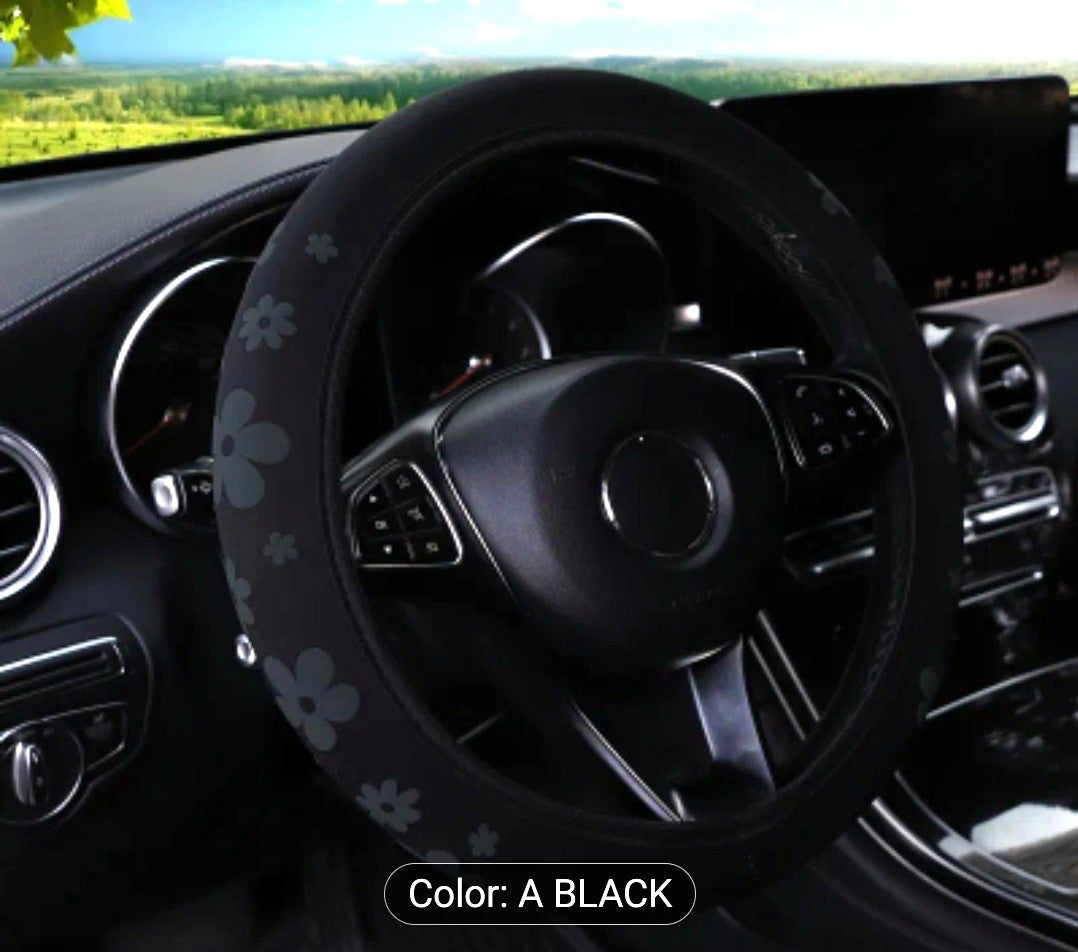 Steering wheel cover